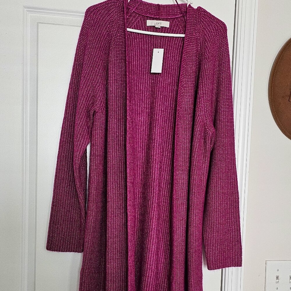 LOFT cardigan New With Tags Size XL